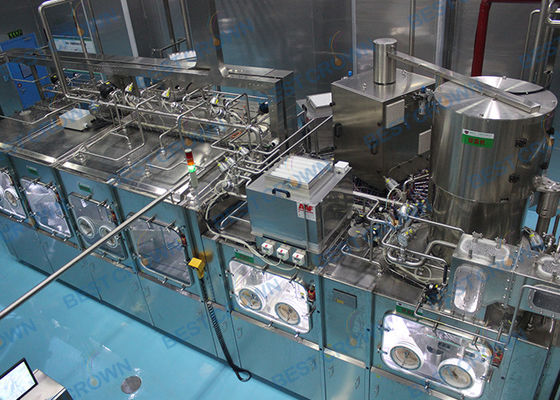 15000bph液体の冷たく理性的な無菌満ちる装置